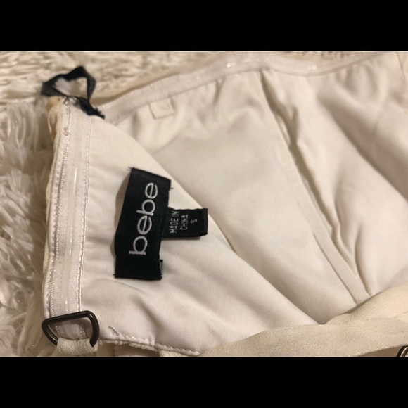 Chiffon Bebe Double Breasted, Ruffled Dress- Small - Picture 4 of 4